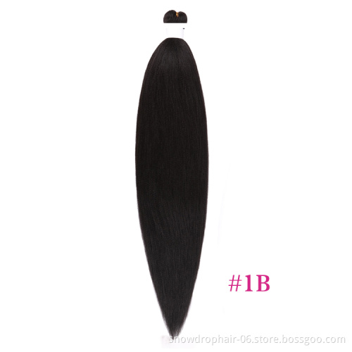 Private Label Pre-Stretched Expression 4X Yaki 50 30 Inch Bundle Pre Stretched Braiding Hair Multi Pack